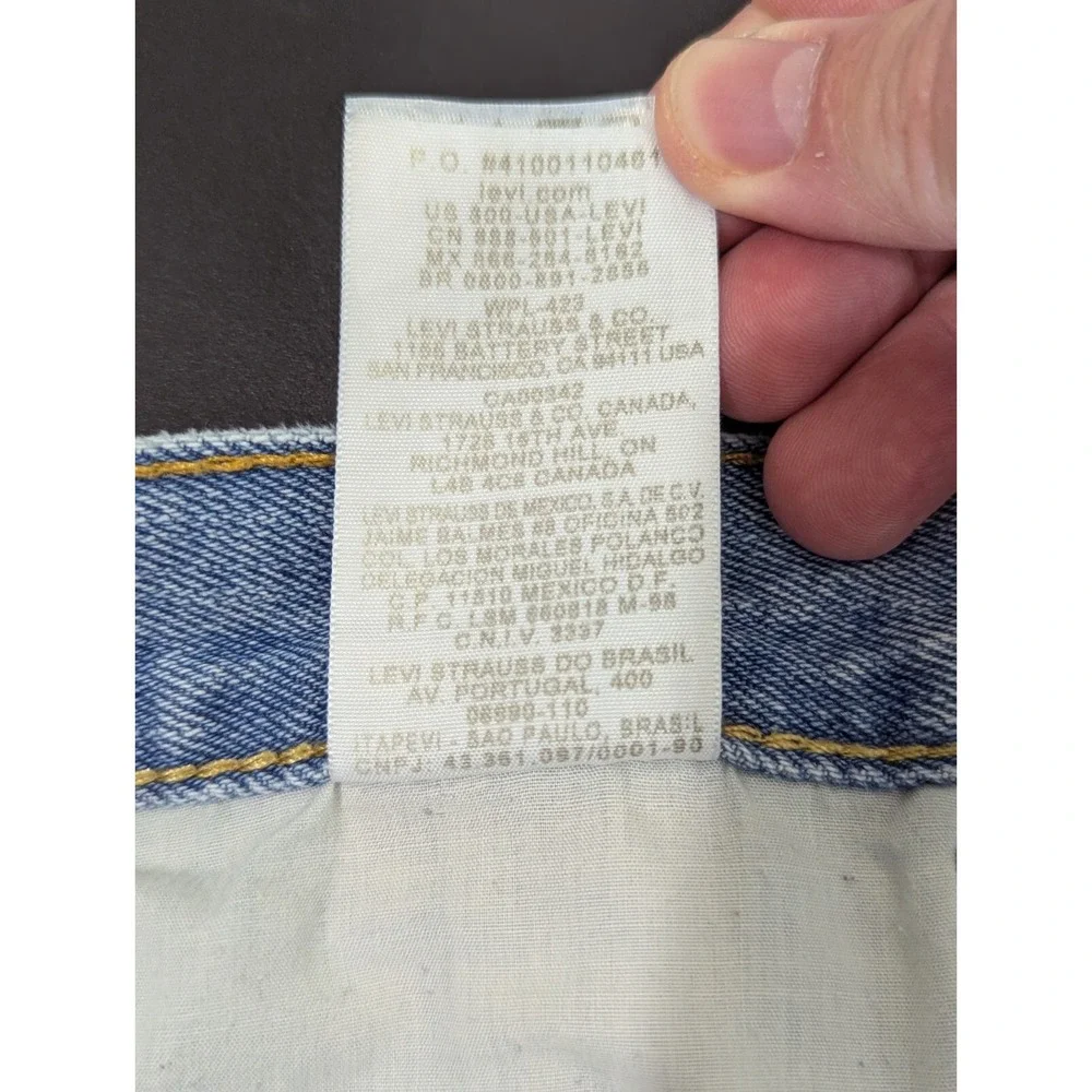 Vintage Levi's 505 Jeans‎ Men's 32x29.5 (Tag 33x30) Blue